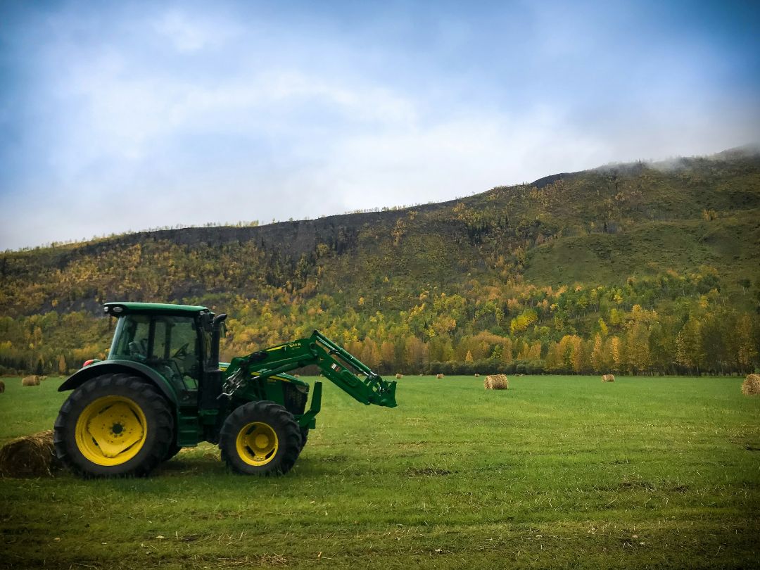 Campo agricolo piemontese - zona di intervento officina mobile Ermes Gomme